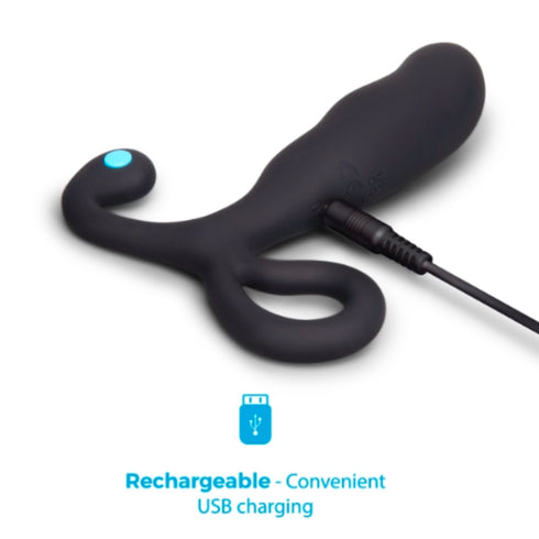 B-Vibe P-Spot Vibing Hands-Free Rechargeable Vibrating Silicone Prostate Massager