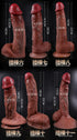 LUSTER Ultra Realistic Silicone Dildo 21cm with Balls - No.8