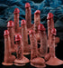 LUSTER Ultra Realistic Silicone Dildo 21cm with Balls - No.8