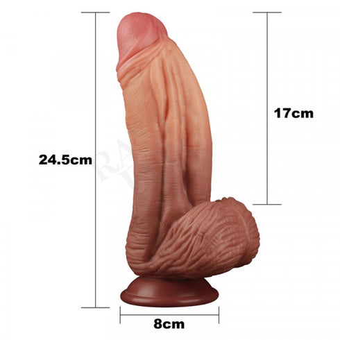 Bloomwell Thanos Dual Density Dildo 10 Inch