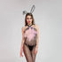 Cindylove Criss Cross Crotchless Bodystocking - One Size