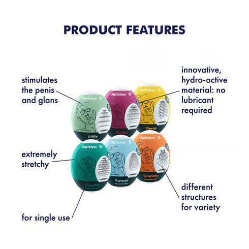 Satisfyer 6-piece Egg Set Masturbator