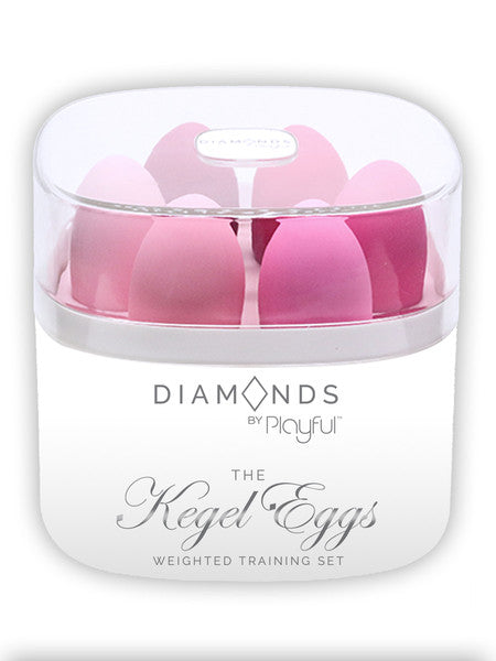 Diamonds Kegel Eggs - Weighted Training Set Pink