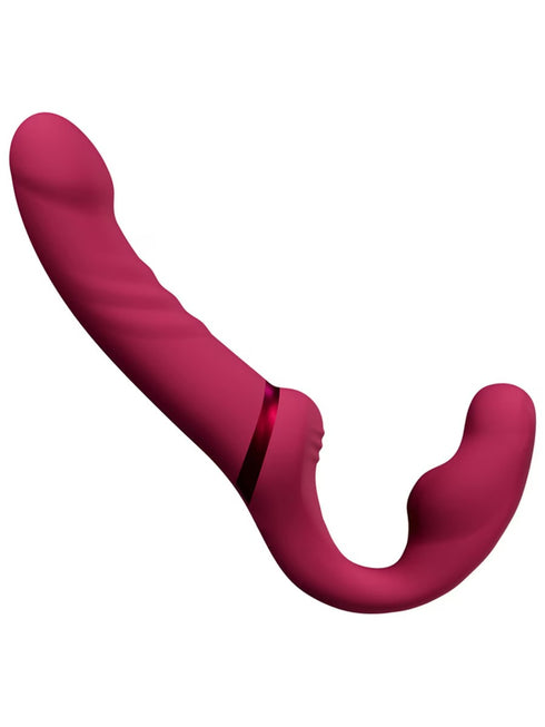 Lovense Lapis Flexible double-ended vibrating strapless strap-on - App Control