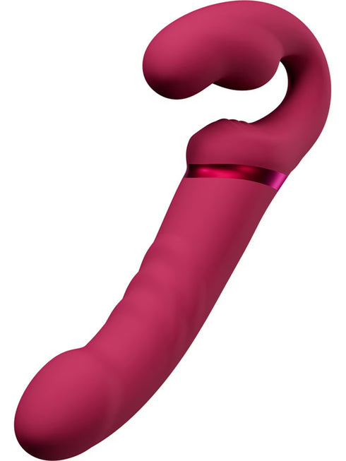 Lovense Lapis Flexible double-ended vibrating strapless strap-on - App Control
