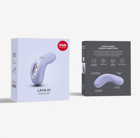 Fun Factory Laya III Lay-on Tapping and Vibrating Massager - Soft Violet
