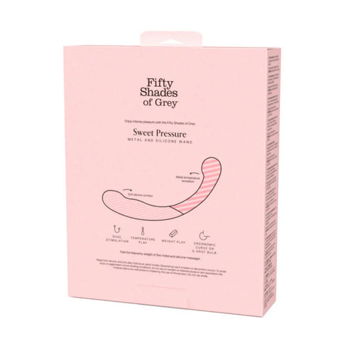 Fifty Shades of Grey Sweet Pressure Metal and Silicone Wand