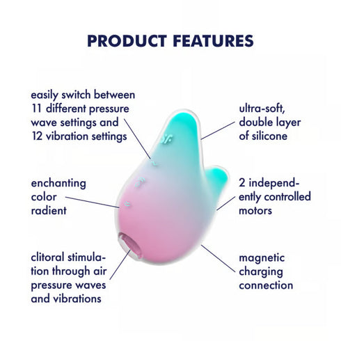 Satisfyer Mermaid Double Air Pulse Vibrator