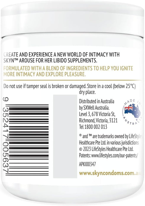 SKYN Arouse for Her Libido Supplements 60 Tablets