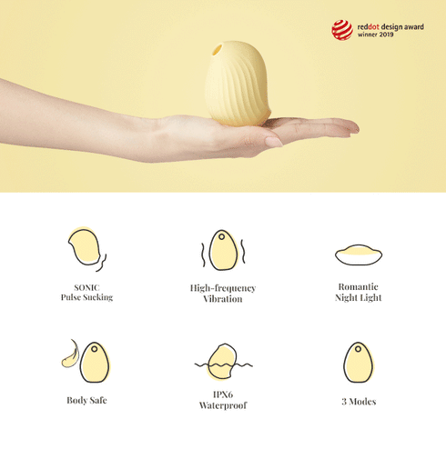 Osuga Cuddly Bird Clitoral Suction Stimulator With Night Lamp