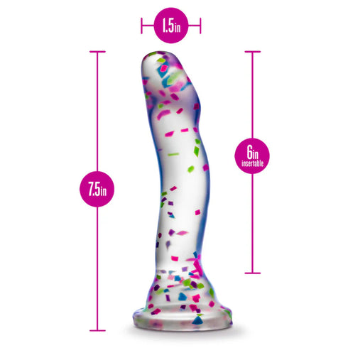 Neo Elite By Blush - Hanky-Panky 7.5 Inch Silicone Glow In The Dark Dildo