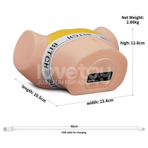 Lovetoy Streetgirl's Masturbator with Sensation Pulse - Flesh