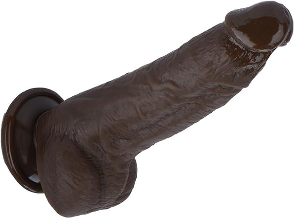 LUSTER XXL Realistic Dang 8.8 Inch Dual-Density Silicone