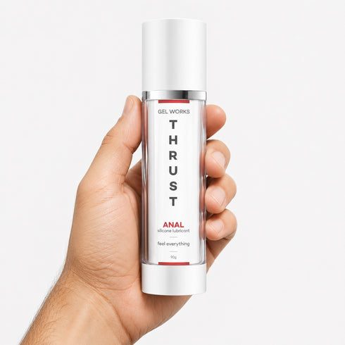 Wet Stuff Thrust Anal Silicone Lubricant with Airless Pump Top