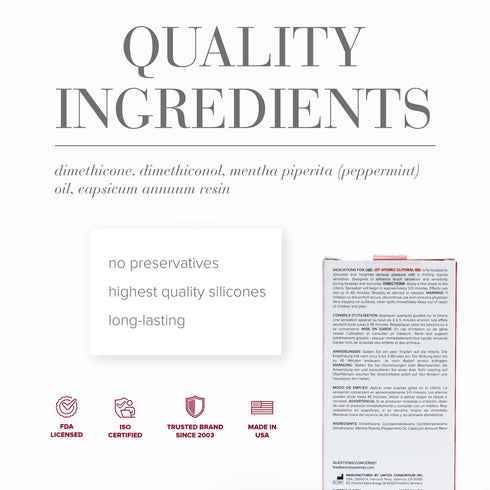 System JO Atomic Clitoral Stimulant Gel