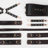 Trio Hide Deluxe Waist and Thigh Bondage Set - 8 Pieces