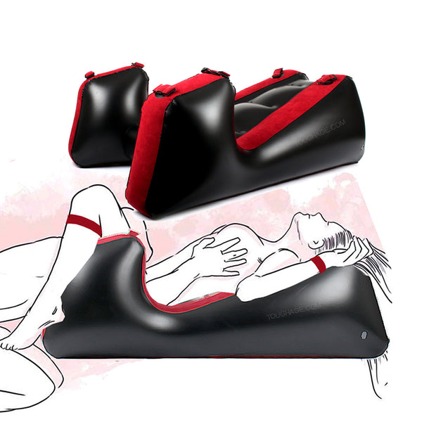 TOUGHAGE Inflatable Leg Spreader Sex Cushion (Free Electric Air Pump)