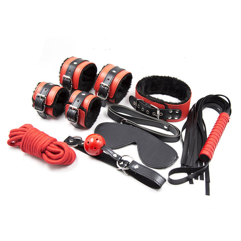 Seduction Series Luxurious Premium Bondage Kit 7 Piece