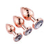 Lovendur DiamondGlow Gem Butt Plug Set of 3