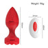 LoveQ Vibrating Rose Anal Plug - with Remote