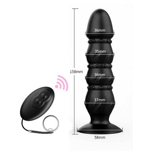 Shytoy Vibrating Butt Plug and Prostate Massager with Remote