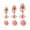 Lovendur Rose Gold Butt Plug - Set of 3