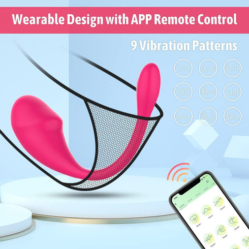 Little Tadpole Wearable Vibrator with App Control