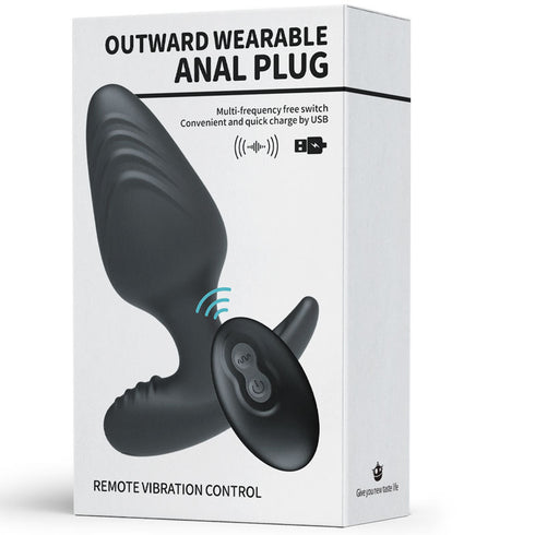 SHYTOY Vibrating Anal Plug with Remote