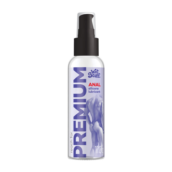 Wet Stuff Premium - Anal Silicone Lubricant 110G Pump