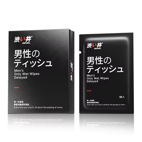 Drywell Men's Delay Wet Wipes (8 pc)