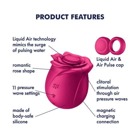 Satisfyer Pro 2 Classic Blossom Liquid Air Pulse Vibrator