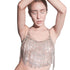 Luxara Dazzling Crystal Fringe Crop Top – Sexy Rhinestone Chain Bralette for Festivals & Night Out