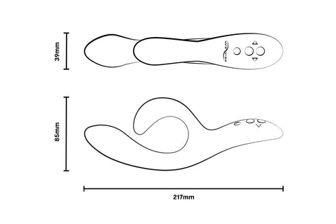We-Vibe Nova 2 - Duel Stimulation Adjustable Rabbit Vibrator with App Control