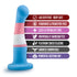 Avant - Pride P2 - True Blue Silicone Dildo - 6 Inch