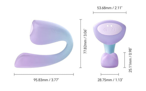 Osuga C-Tail G-Spot Rotating Vibrator
