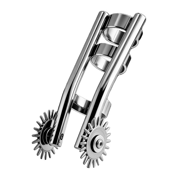Champ Stainless Steel Dual Pinwheel Finger Roller