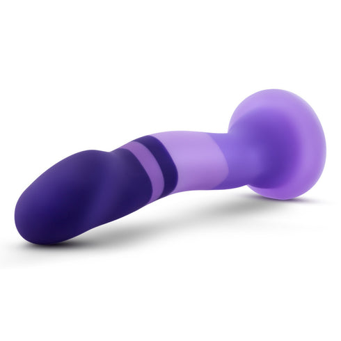 BLUSH Avant - D2 Purple Rain Silicone Dildo - 7.5 Inch