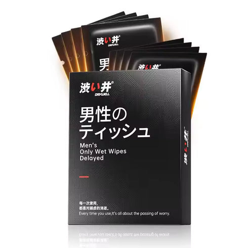 Drywell Men's Delay Wet Wipes (8 pc)