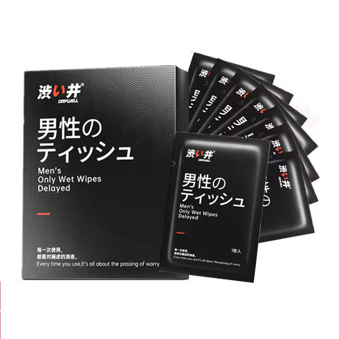 Drywell Men's Delay Wet Wipes (8 pc)