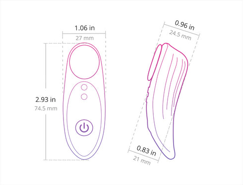 Ferri by Lovense - Magnetic App-controlled Clitoral Panty Vibrator