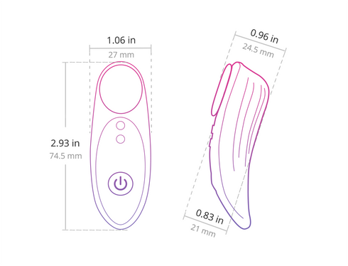Ferri by Lovense - Magnetic App-controlled Clitoral Panty Vibrator