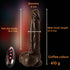 Smart Heating Rechargeable Auto-Thrust Realistic Dildo (8.85 Inch With Remote)