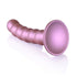 OUCH! Beaded Silicone G-Spot Dildo - Rose Gold - 13cm