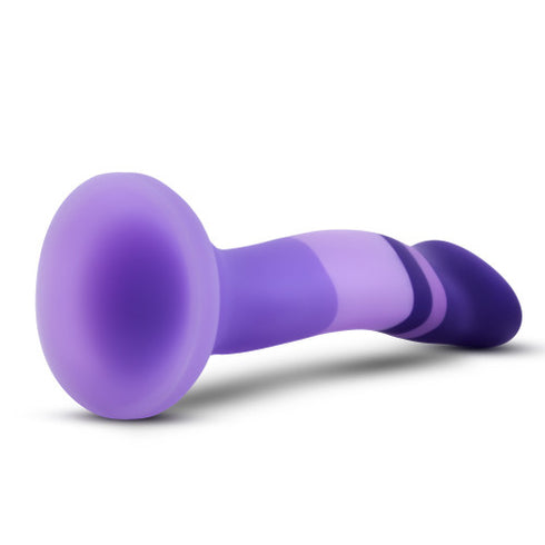 BLUSH Avant - D2 Purple Rain Silicone Dildo - 7.5 Inch