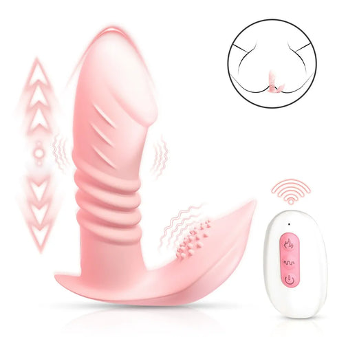 SHYTOY Wearable Thrusting Vibrator with Remote
