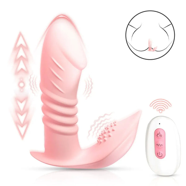 SHYTOY Wearable Thrusting Vibrator with Remote