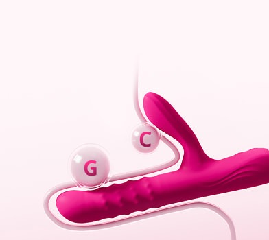 Lovense Velvo App-Controlled Rotating Beaded G-Spot & Clit Rabbit Vibrator