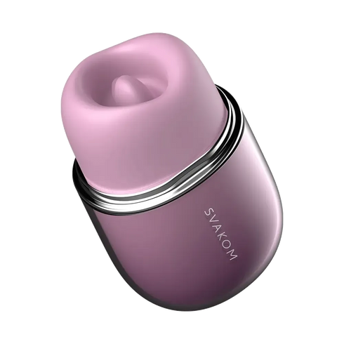 SVAKOM Klitty App Controlled Triple-Action Licking, Suction & Vibrating Stimulator