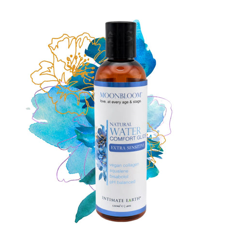 Intimate Earth MOONBLOOM Menopause Natural Water Comfort Glide - Extra Sensitive 60ml