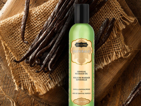 Kama Sutra Naturals Massage Oil Vanilla Sandalwood - 59 ml